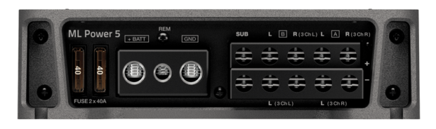 Mille ML Power 5 autovõimendi