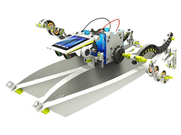 14 in 1 päikesepaneeliga roboti komplekt