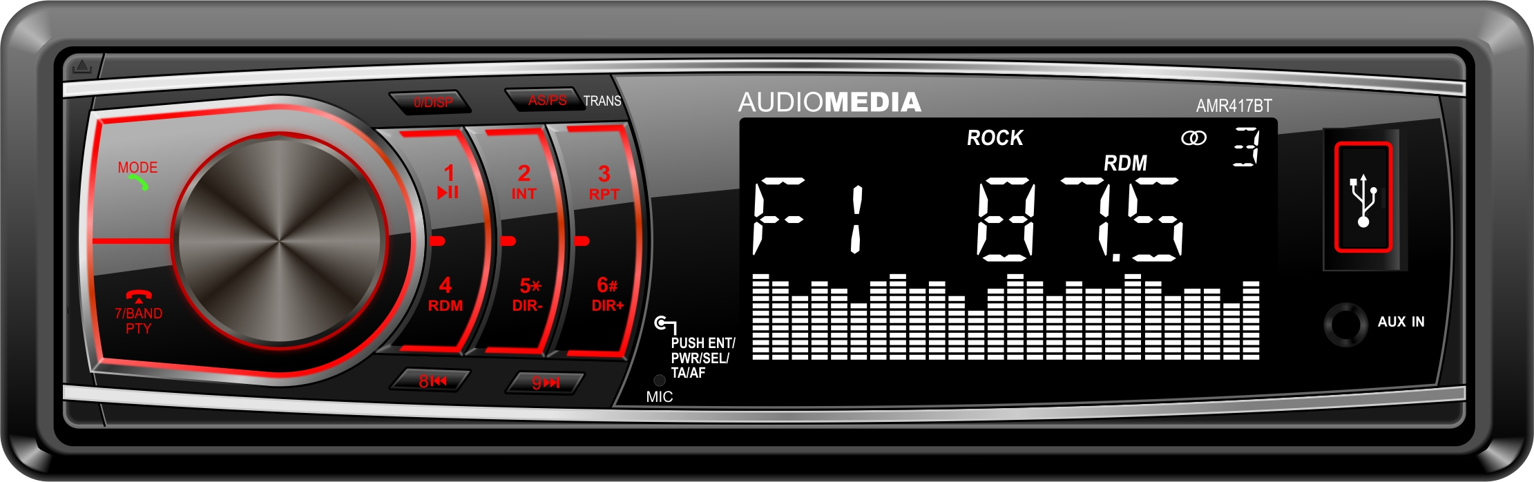 Audiomedia AMR417BT autoraadio