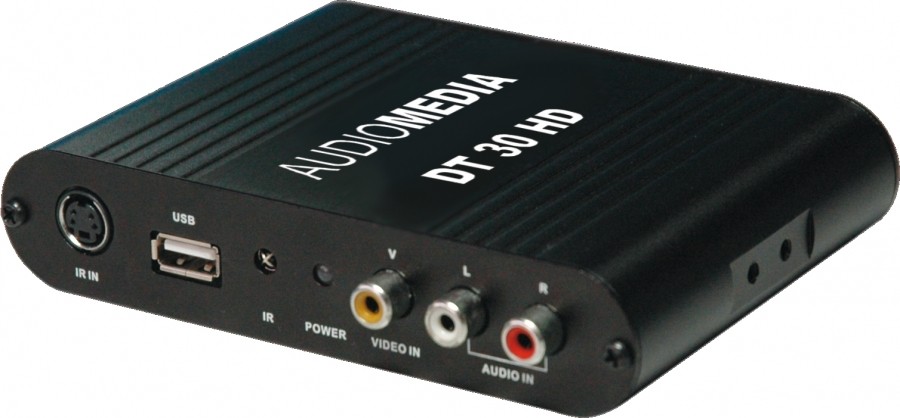 Audiomedia DT30HD DVB-T auto digiboks