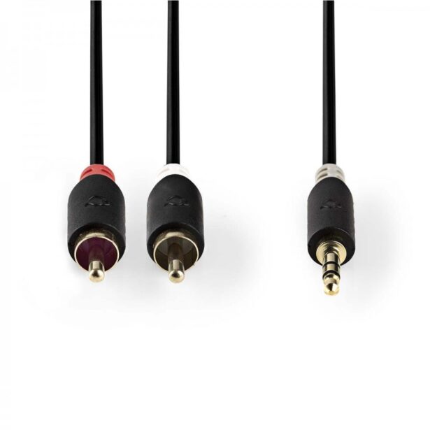 Stereo audio 3.5mm - 2 RCA kaabel