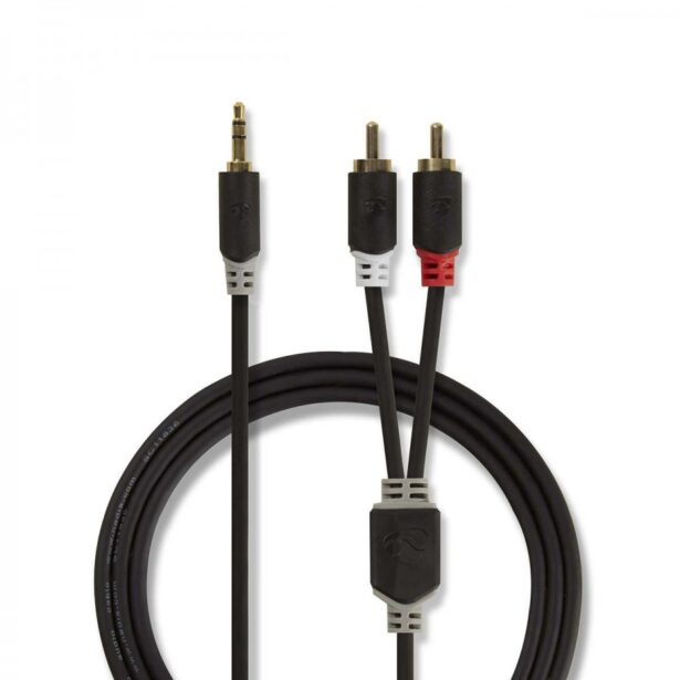 Stereo audio 3.5mm - 2 RCA kaabel