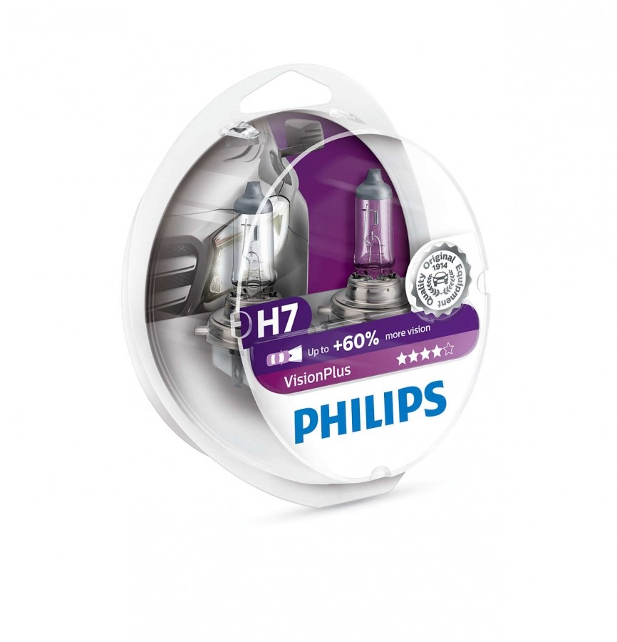 Philips Vision PLUS H7 autopirn
