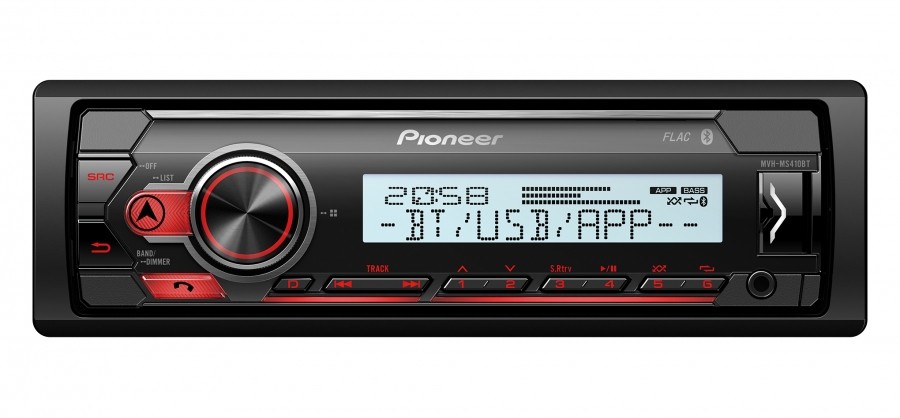 Pioneer MVH-MS410BT niiskuskindel raadio