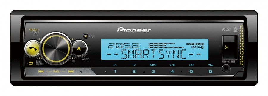 Pioneer MVH-MS510BT niiskuskindel raadio