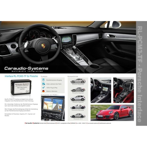 Porsche PCM 3.0/3.1 kaamera sisend