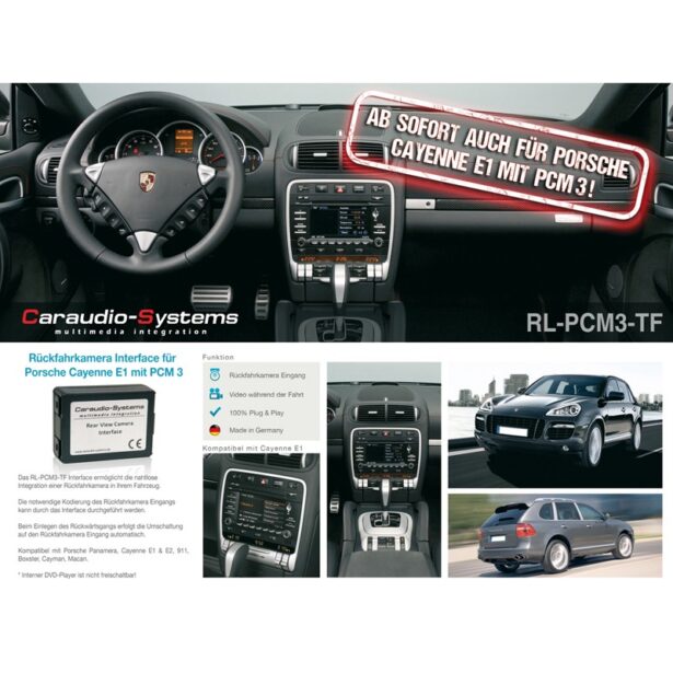 Porsche PCM 3.0/3.1 kaamera sisend