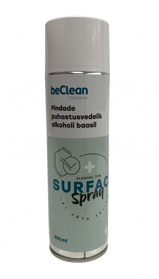 Bapco BeClean Surface Spray universaalne puhastusvedelik alkoholi baasil