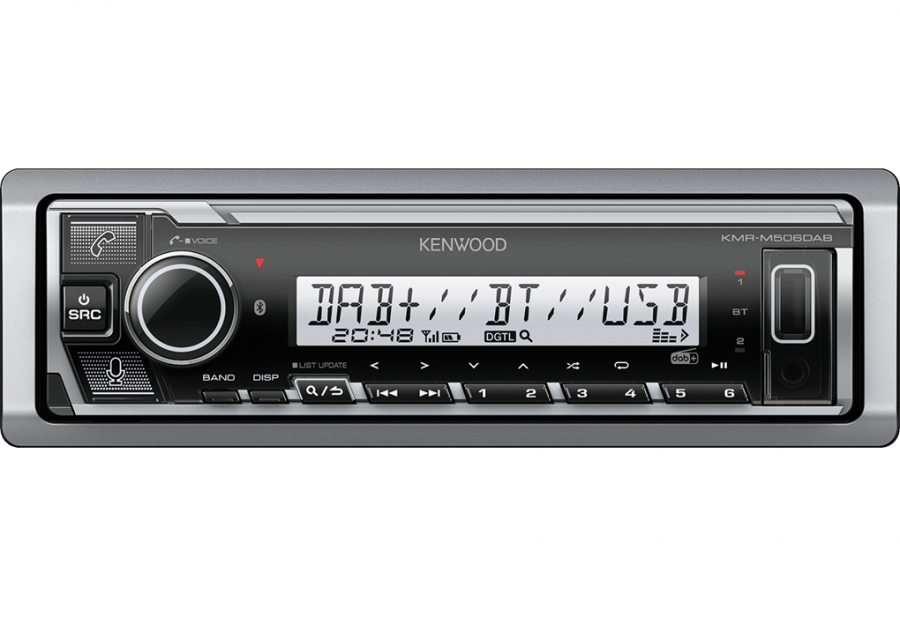 Kenwood KMR-BT506DAB niiskuskindel raadio