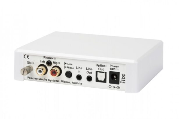 Optical Box E Phono vinüülplaadimängija eelvõimendi