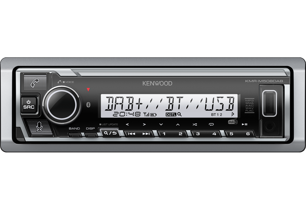 Kenwood KMR-M508DAB niiskuskindel raadio