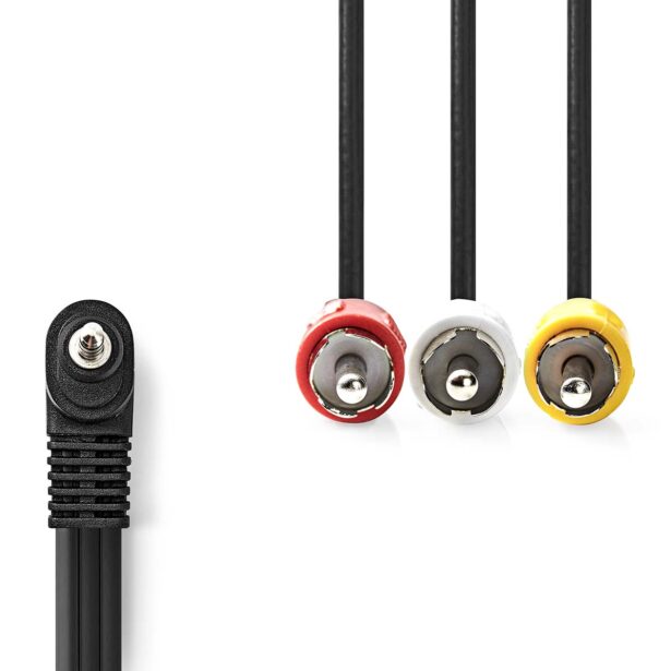 3.5mm – 3x RCA AV kaabel