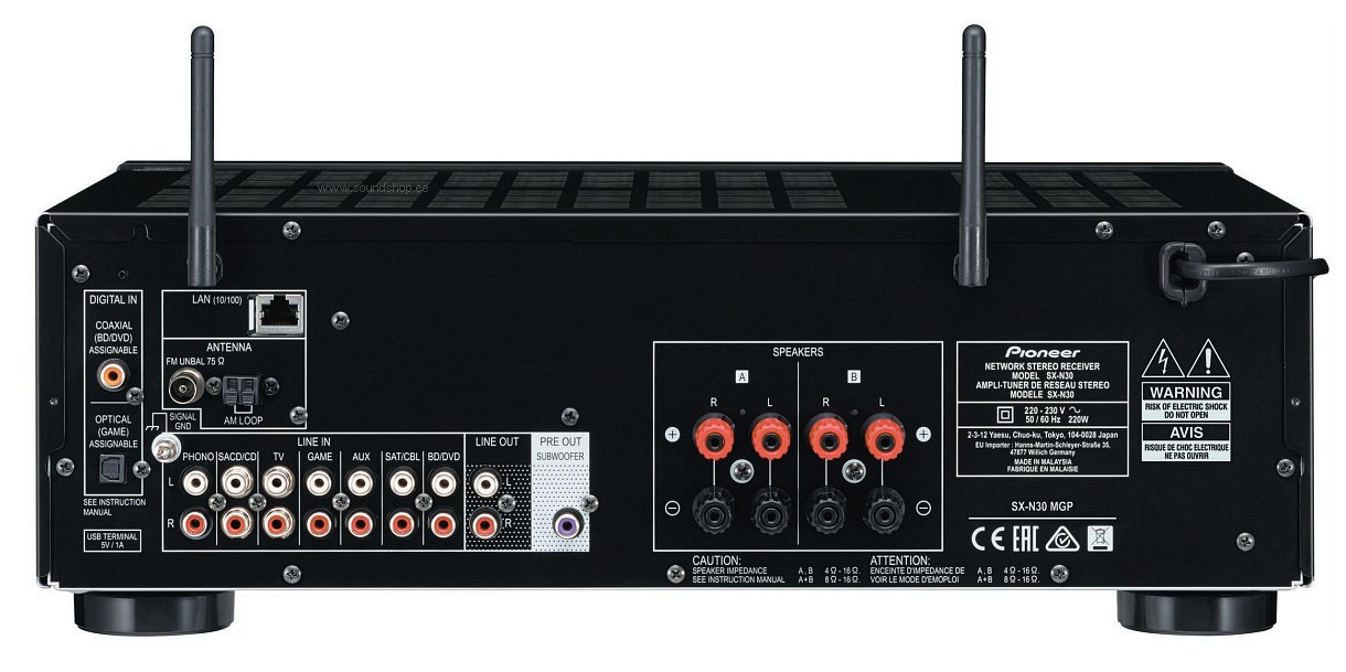 SX-N30AE Stereo ressiiver