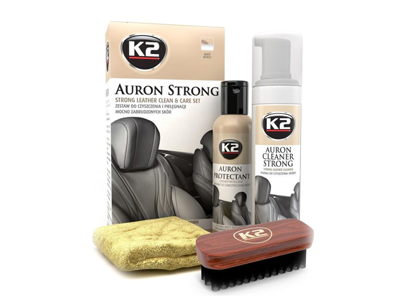 Auron Strong Leather Clean & Care Kit naha puhastus- ja hoolduskomplekt