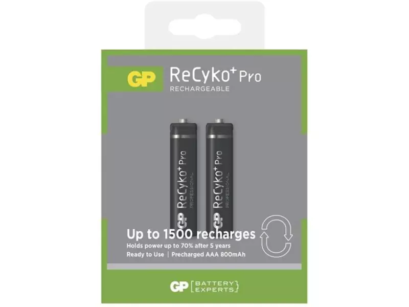 GP Recyko+Pro AAA aku 800mAh