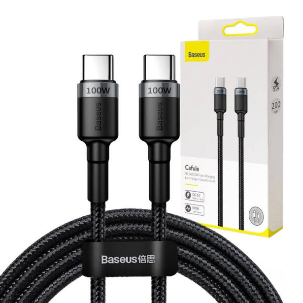 Cafule PD 2.0 100W Type-C kaabel 2m