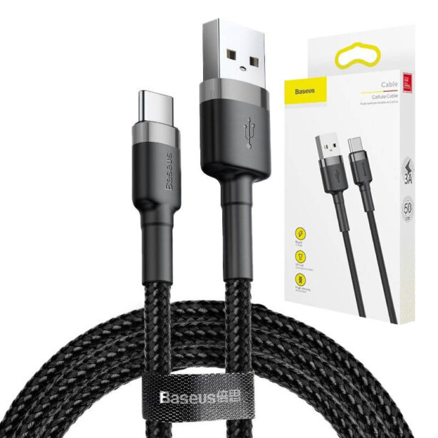 Cafule USB-C kaabel 2A 3m