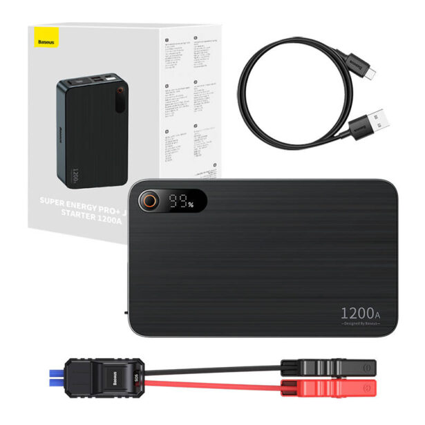 Super Energy Pro+ Car Jump Starter käivitusabi 1200A