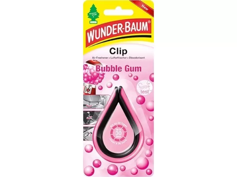 Wunderbaum Clip BUBBLE GUM õhuvärskendaja