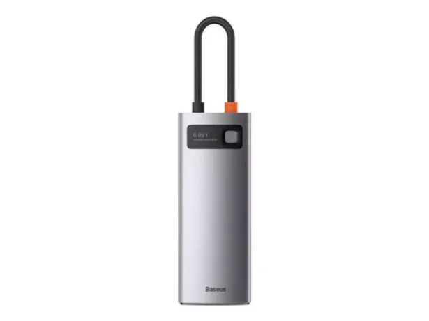 6-in-1 metal gleam adapter Hub dokkimisjaam