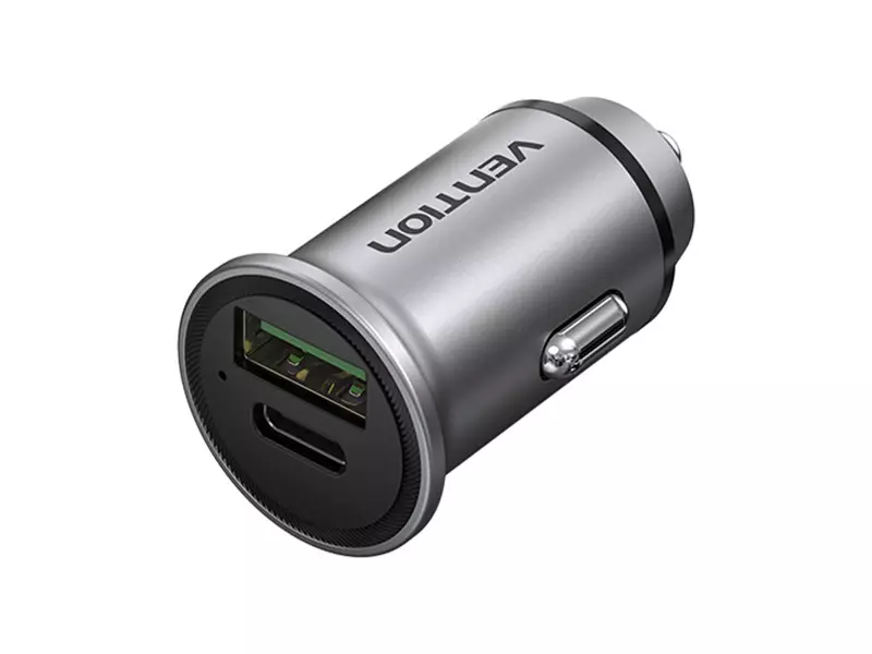 Vention Autolaadija USB/Type-C 30W