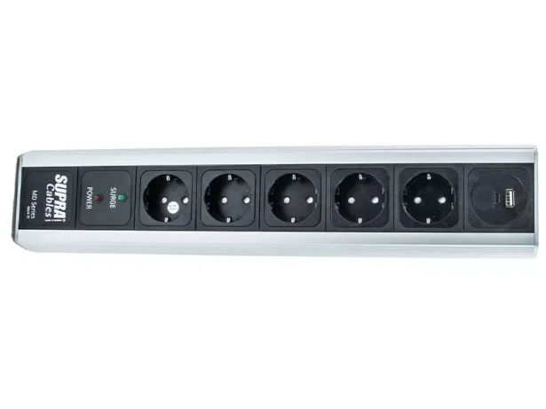 MAINS BLOCK MD05-EU/SP SWITCH USB-A/C pikendus 220V