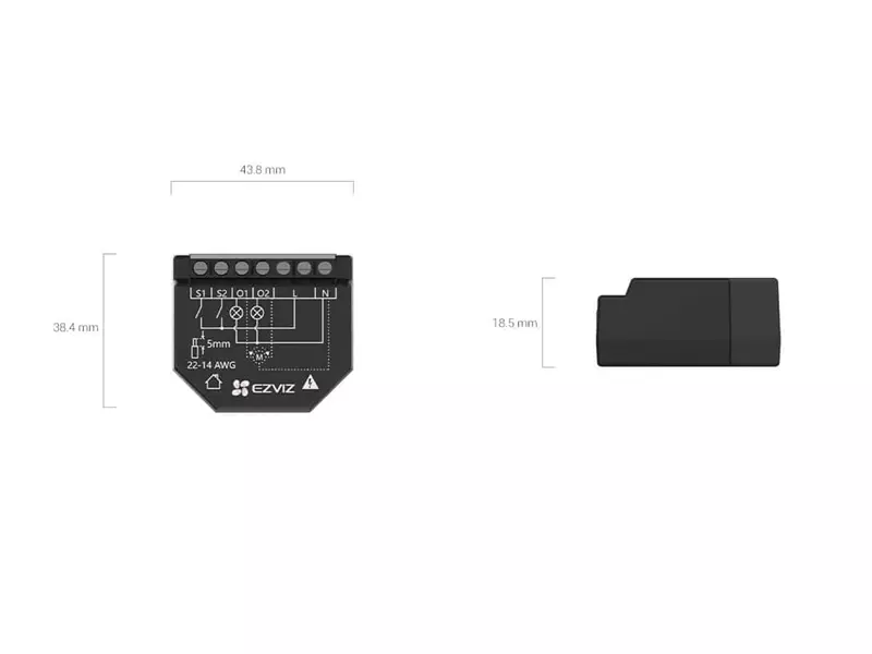 T35-WD 2 kanaliga Wi-Fi nutirelee