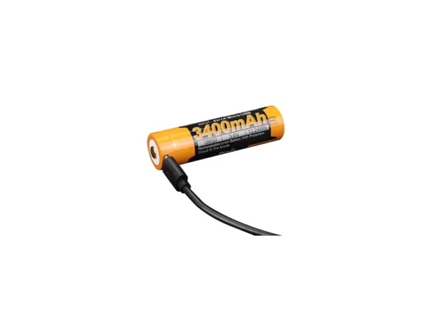 18650 Li-ion 3400mAh USB laetav aku