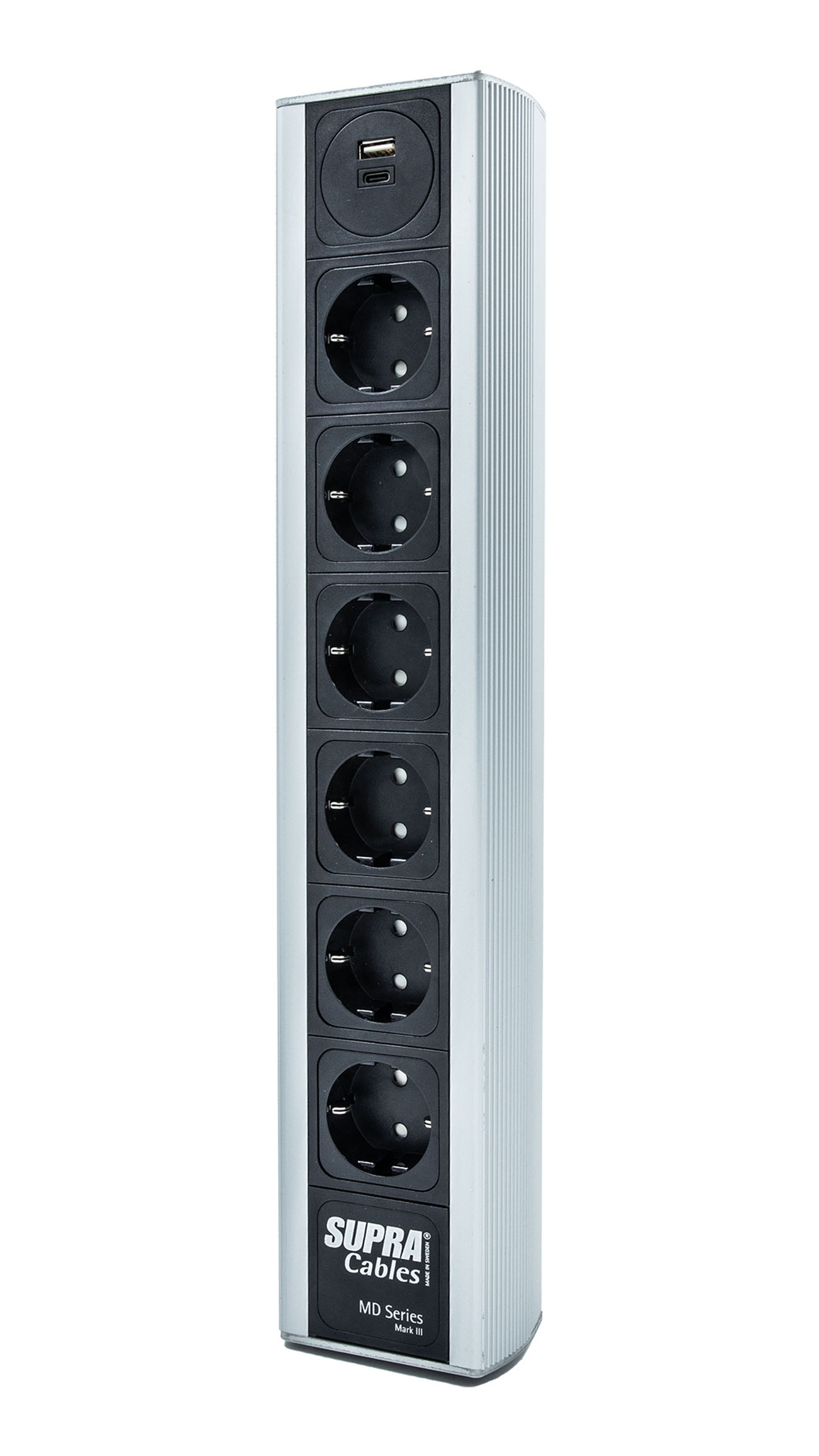 MAINS BLOCK MD06-EU USB-A/C ONOFF pikendus 220V