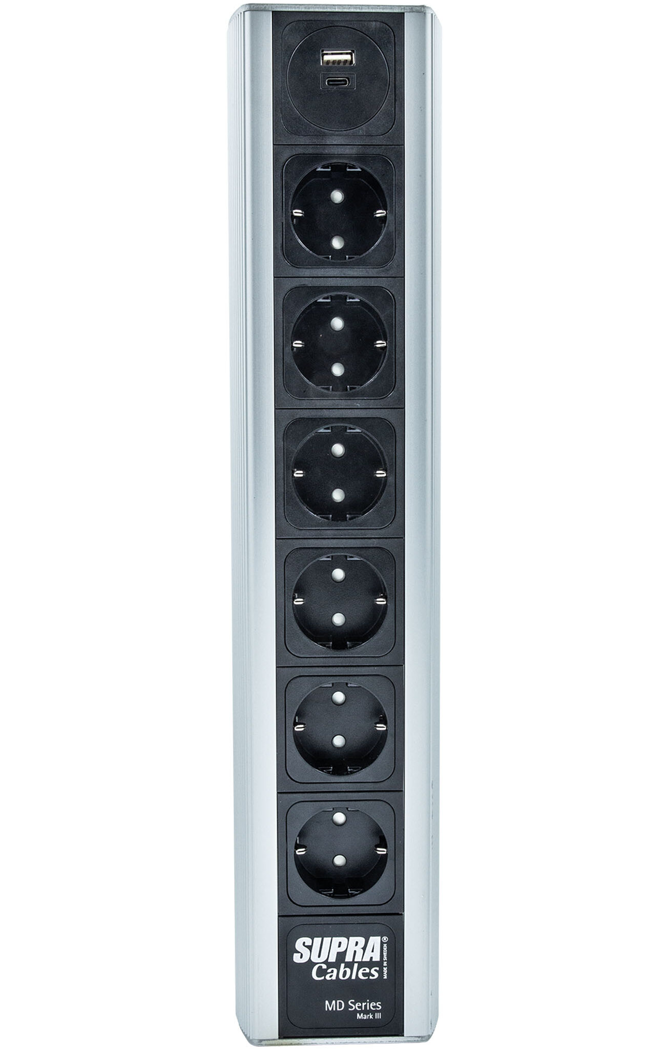 MAINS BLOCK MD06-EU USB-A/C ONOFF pikendus 220V