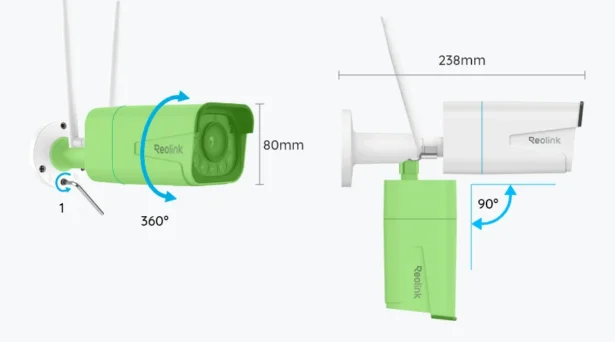 W430 8MP WiFi turvakaamera