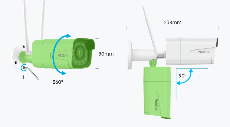 W430 8MP WiFi turvakaamera