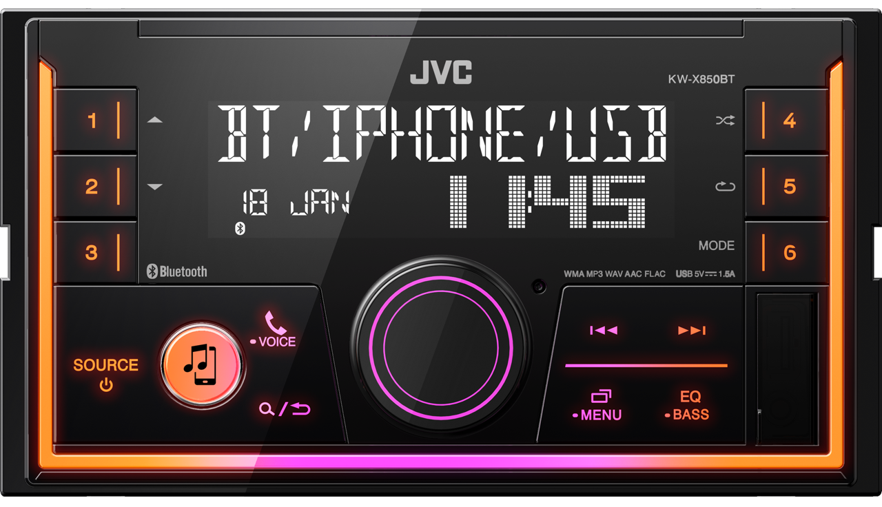 KW-X850BT autoraadio