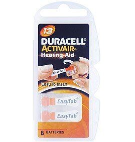 Activair DA13 kuuldeaparaadi patareid 6-pakk