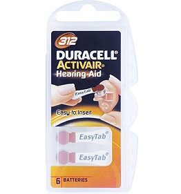 Activair DA312 kuuldeaparaadi patareid 6-pakk