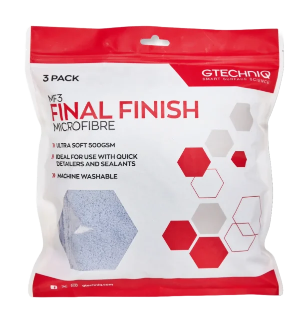 MF3 Final Finish Microfibre 3-pack mikrokiudlapid