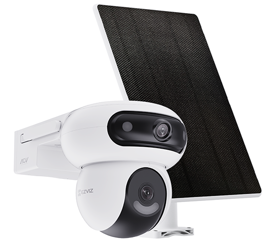 HB90 Dual Kit WiFi akuga väli pöördkaamera päikesepaneeliga