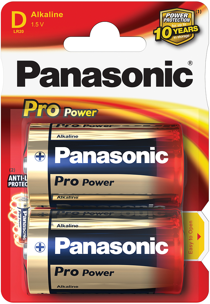 Pro Power D patarei 2-pakk