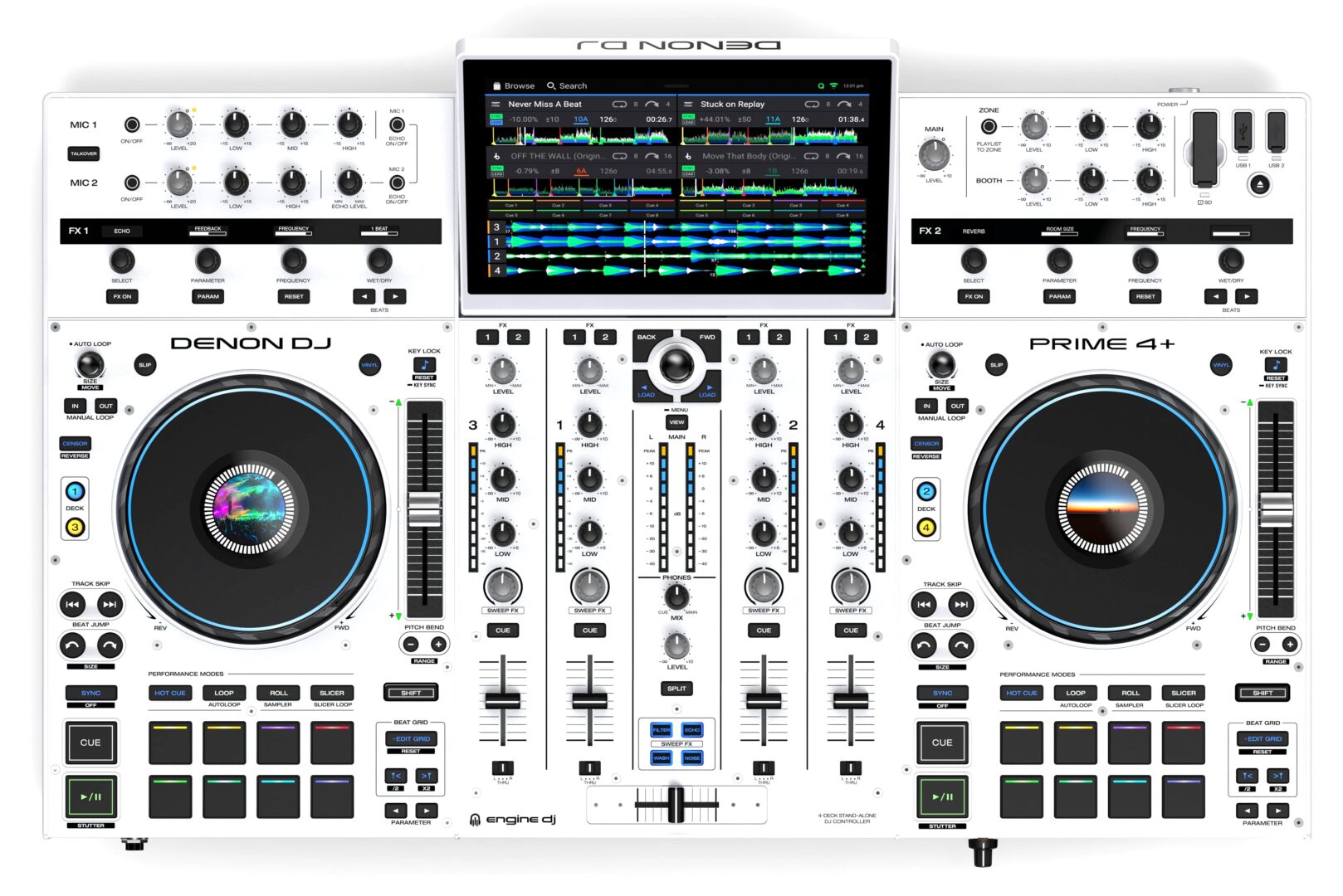 Standalone Prime 4+ kontroller valge